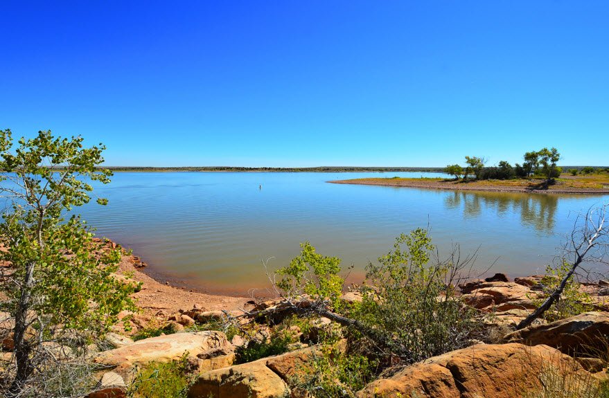 Sumner Lake State Park, New Mexico, USA